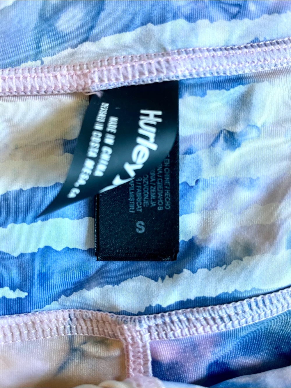 Hurley Zebra Color Wash Bralette and Boardshorts Set - Picture 9 of 9